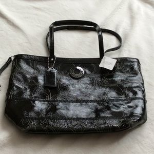 Coach leather handbag